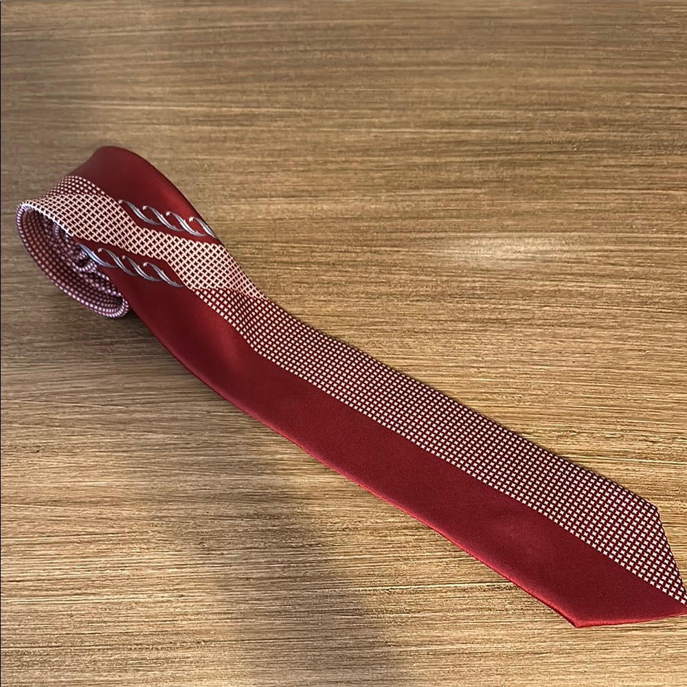 Versace Red Silk Tie